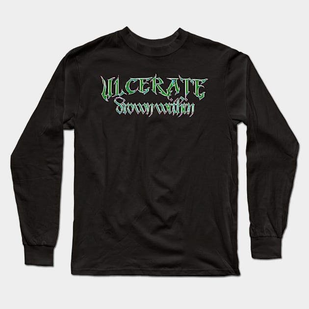 Ulcerate drown within Long Sleeve T-Shirt by PRINCE HIP HOP